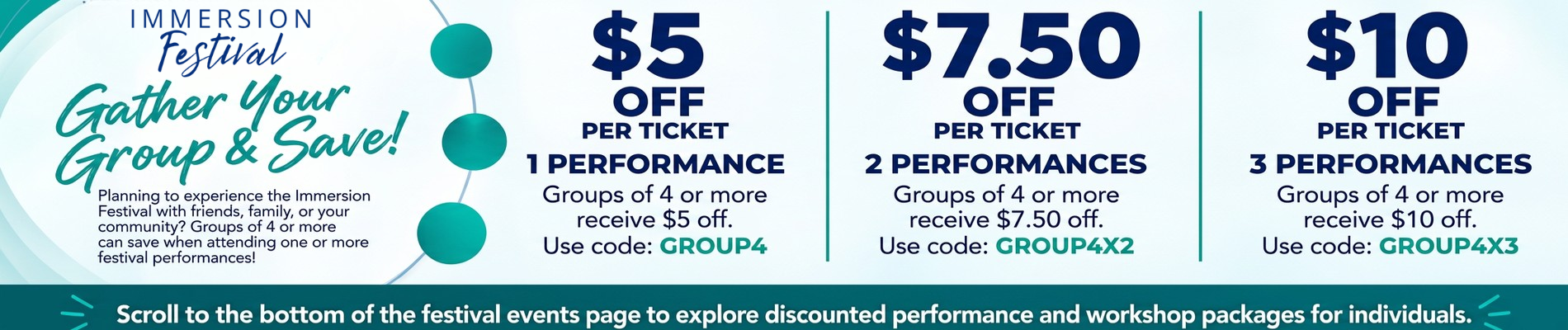 dance Immersion promotional banner