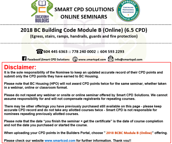 (Online) 2018 BCBC Module B