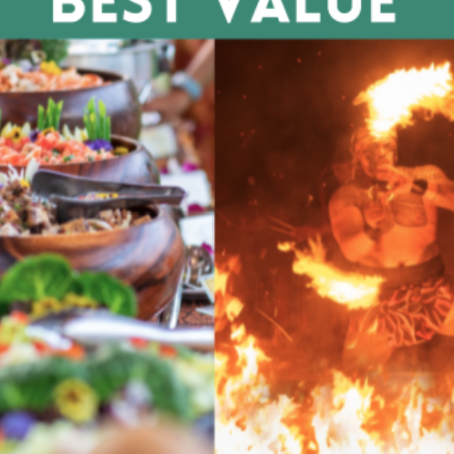 Waikiki Luau Buffet & Rock-A-Hula Show - SAT-THURS