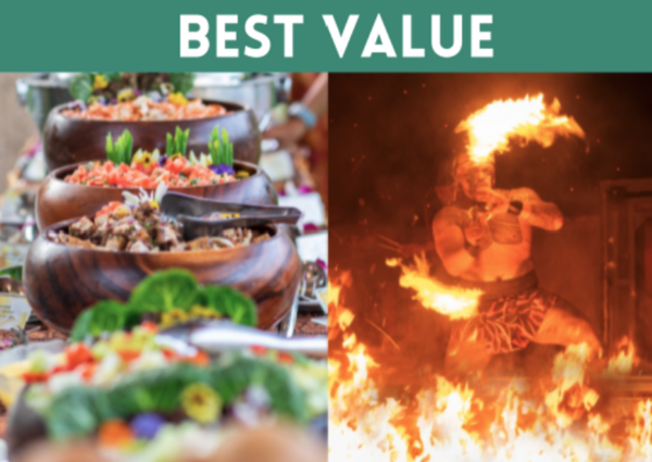 VIP Waikiki Luau Buffet & Rock-A-Hula Show - SAT-THURS