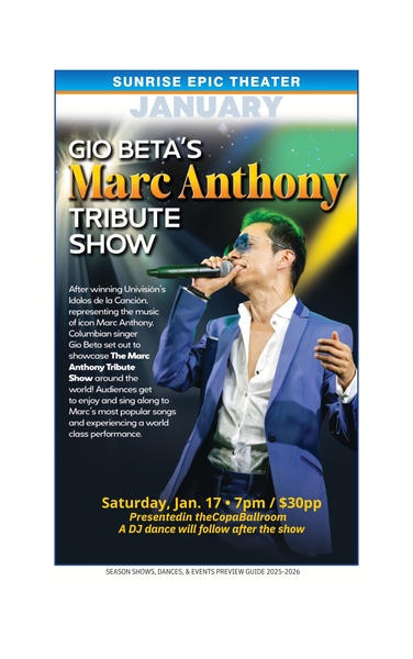 Gio Beta Presents: A Tribute to Marc Anthony