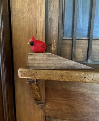 WHITTLING - CARDINAL DOORSTOP