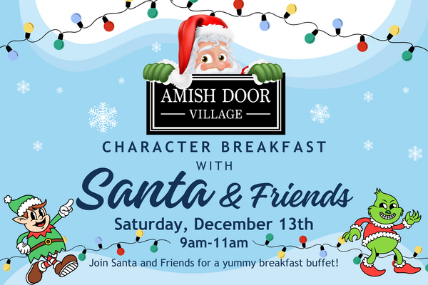 A Holiday Character Breakfast with Santa & Friends