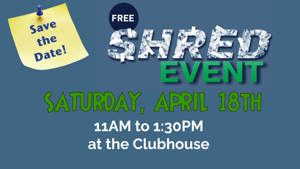 Free Shred Event at Clubhouse
