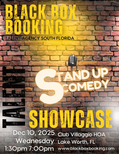 Black Box Booking Comedy Showcase 2025