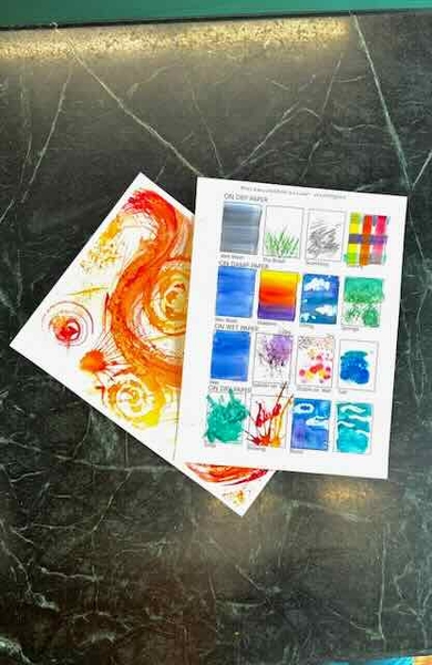 FUN WITH WATERCOLOURS