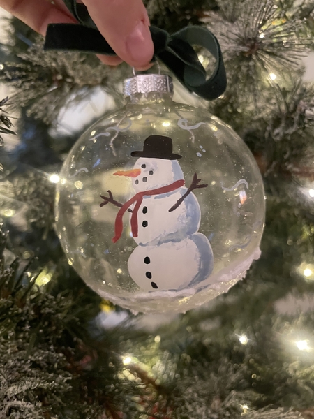 Paint a Snowman Ornament