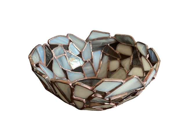 STAINED GLASS NOVICE- Mosaic Bowl