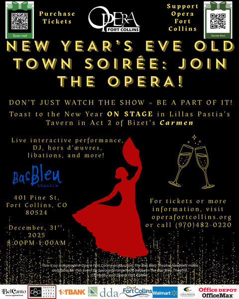 Opera Fort Collins New Year's Eve Soirée