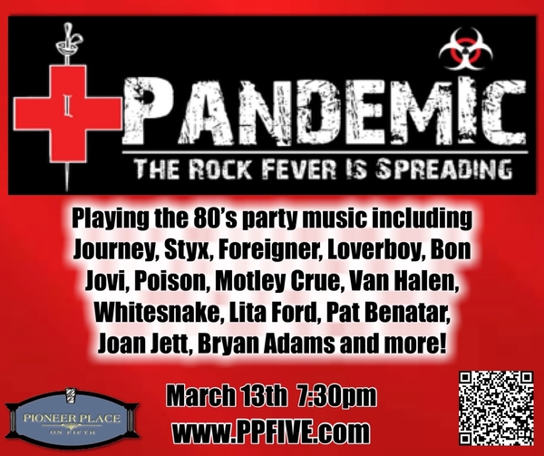  An Evening of 80's Rock with Pandemic