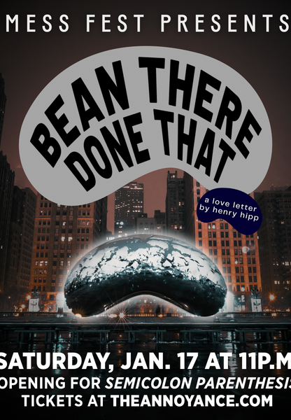 MESSFEST: Semicolon Parenthesis with opener Bean There, Done That