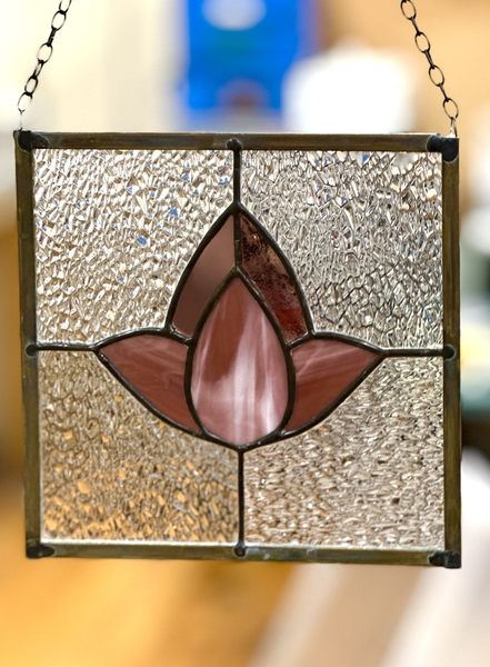 INTRODUCTORY STAINED GLASS -LOTUS FLOWER