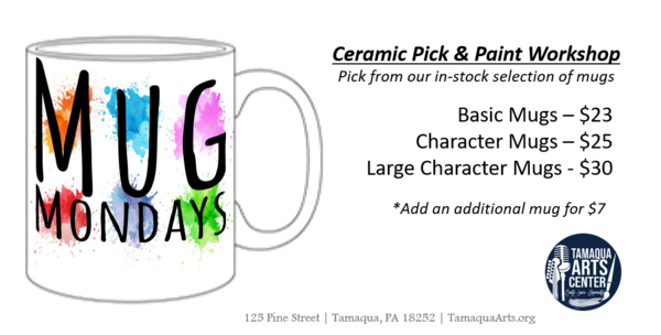 Mug Mondays - Ceramic Pick & Paint Workshop