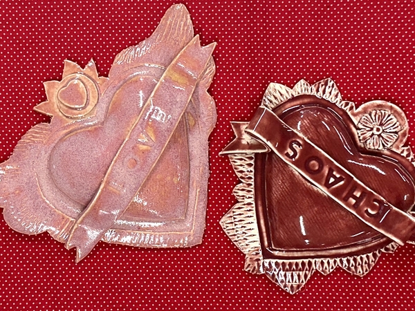 VALENTINES EVENT - CLAY HEART MILAGRO