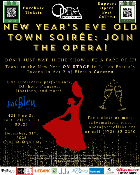 Opera Fort Collins New Year's Eve Soirée