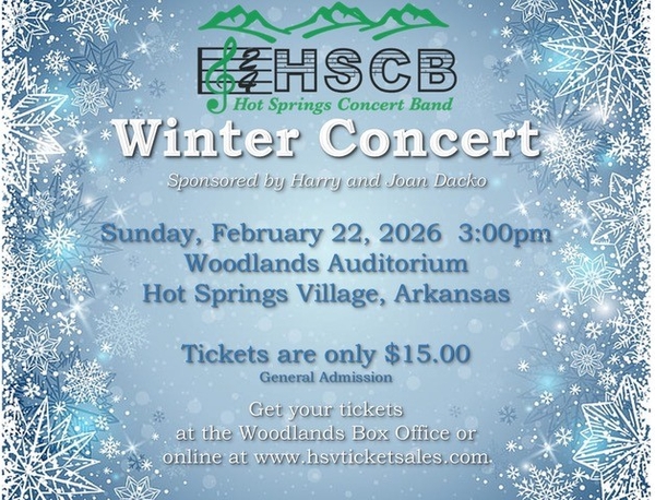 Hot Springs Concert Band Winter Concert