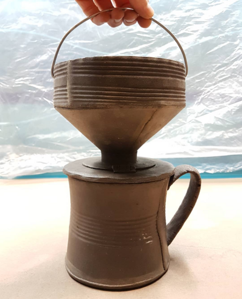 HAND BUILDING CLAY, POUR-OVER COFFEE SET