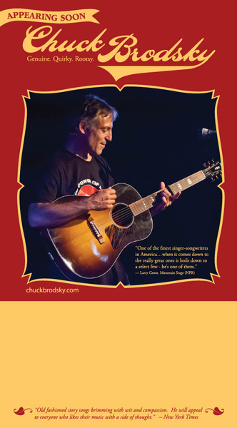 Chuck Brodsky at the Jackson Theatre