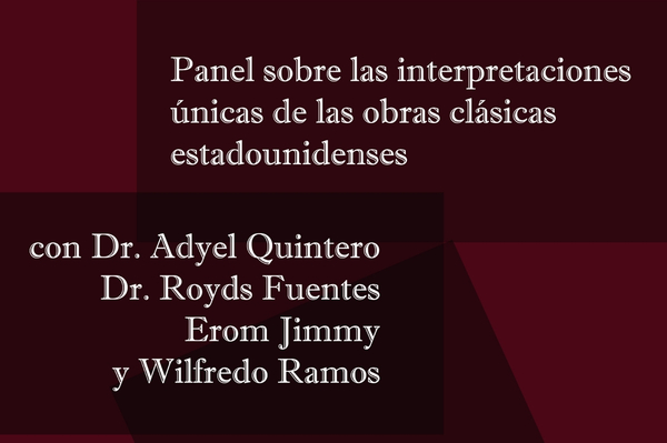 Casting with Blanche DuBois, by Royd Fuentes. Spanish with English subtitles. 