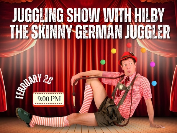 Juggling Show with Hilby – The Skinny German Juggler
