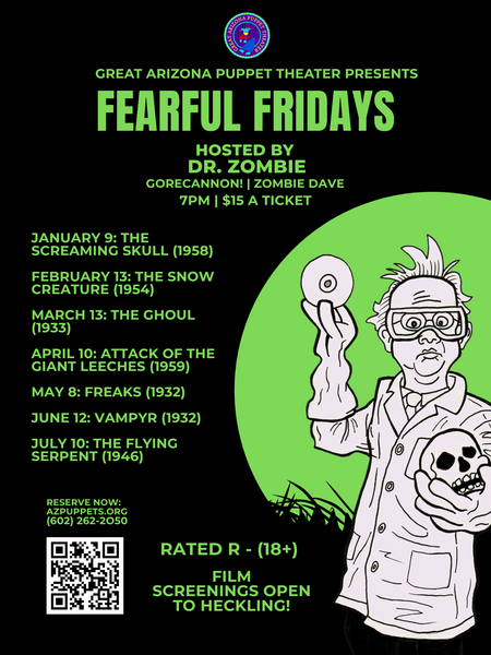 Dr. Zombie's Movie Lab of Terror presents "The Ghoul"!