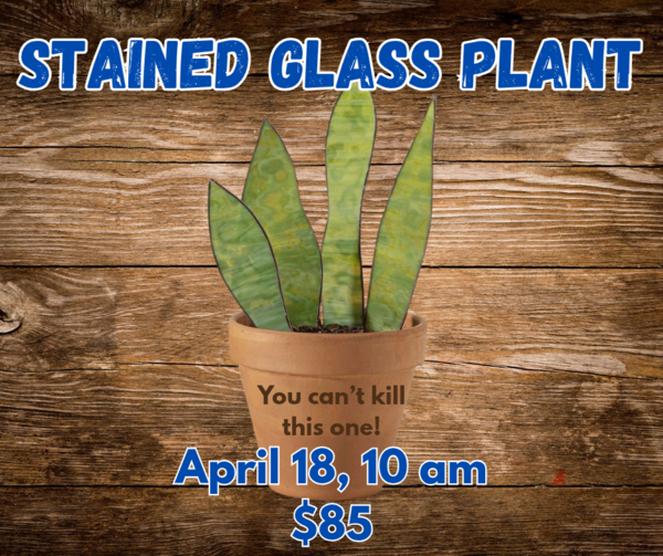 Stained Glass Potted Plant Class