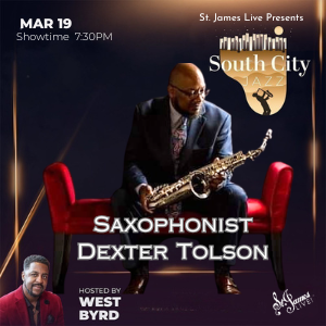 Saxophonist Dexter Tolson