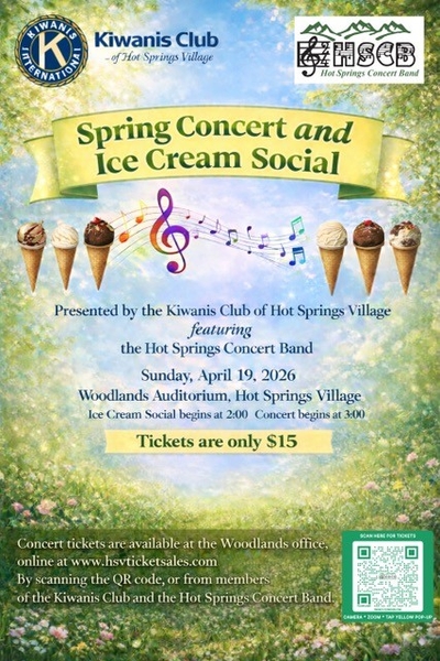 Hot Springs Concert Band and Ice Cream Social