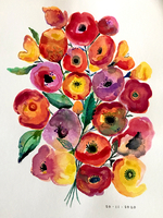 SUMMERFOLK -  FLORAL WATERCOLOURS