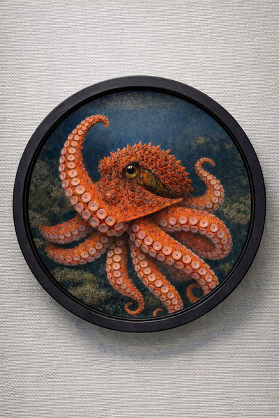 NEEDLE FELTED OCTOPUS