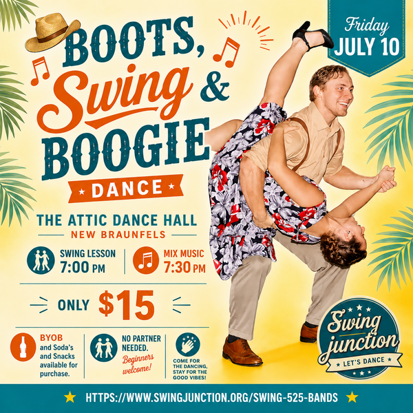 🤠🎶 Boots, Swing & Boogie | The Attic Dance Hall  - Friday June 5th