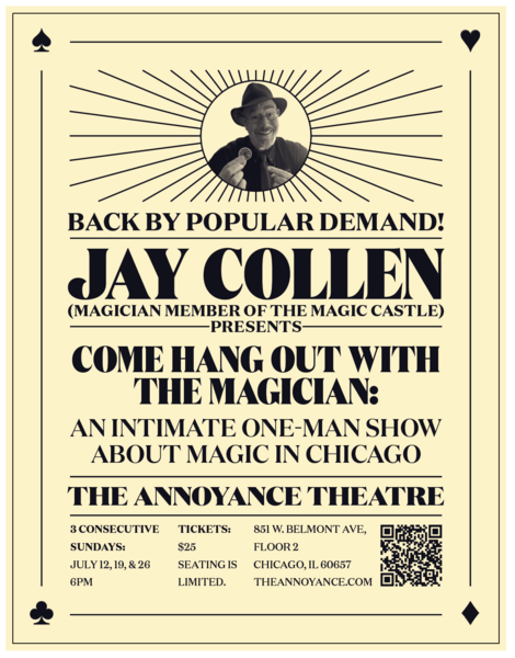 Jay Collen: Come Hang Out with the Magician 