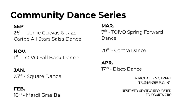 TCFA Season Ticket Dance Series: $75