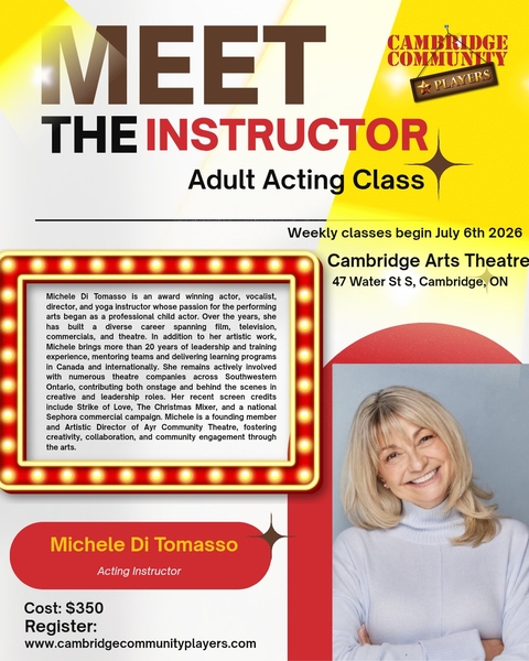 Adult Acting Class - Summer 2026