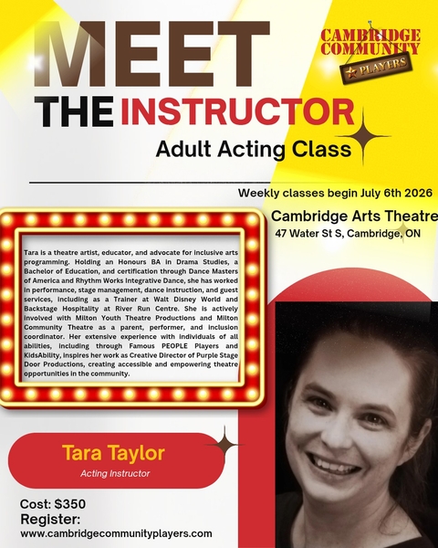 Adult Acting Class - Summer 2026