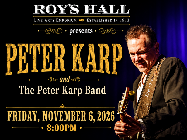 Peter Karp "Jersey Town" recording release show