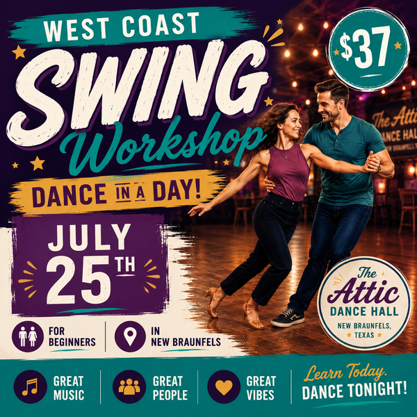 West Coast Swing - Workshop for Beginners in New Braunfels