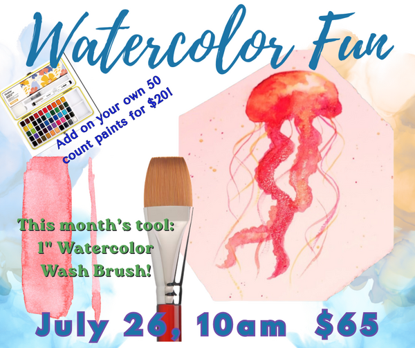 Watercolor 101: JULY