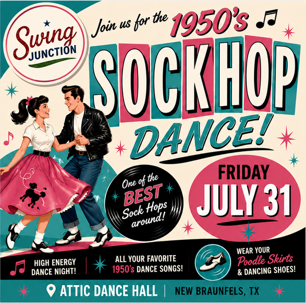 🎙️🎶 1950's SOCK HOP DANCE - Attic Dance Hall 🎶🎙️