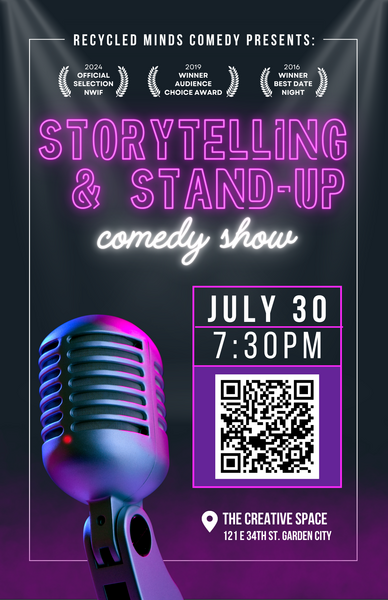 Comedic Storytelling + Stand-Up Showcase