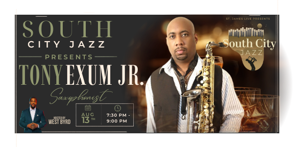 Saxophonist Tony Exum Jr.