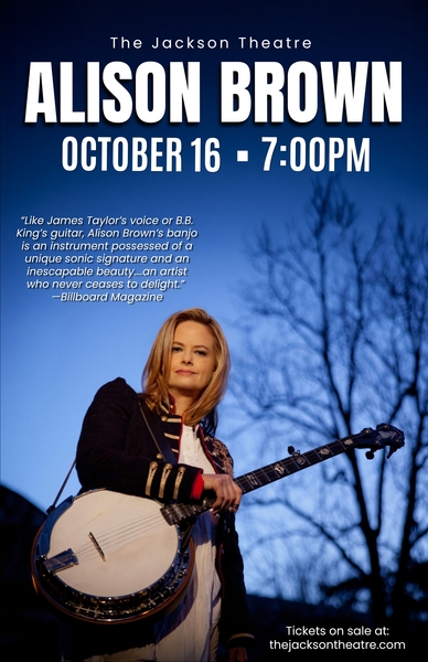 Alison Brown at the Jackson Theatre