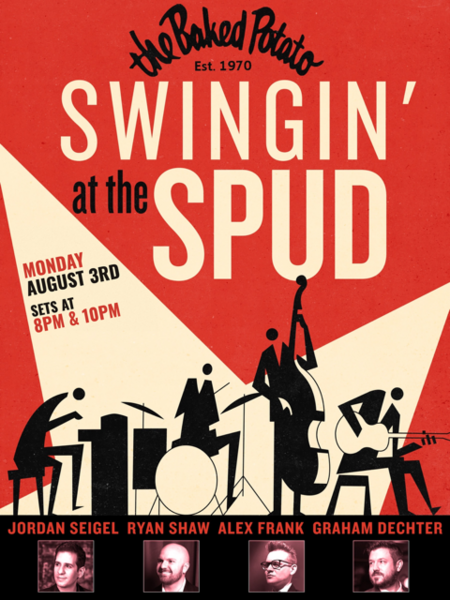 SWINGIN' at the SPUD artwork from The Baked Potato