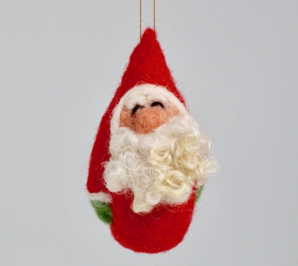 BEGINNER NEEDLE FELTING - SANTA