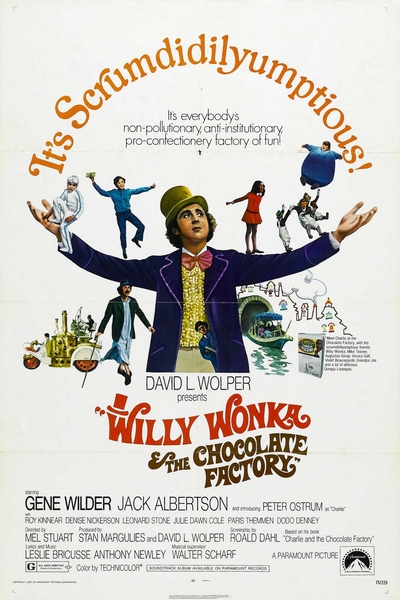 Willy Wonka & the Chocolate Factory (1971) — Rated G