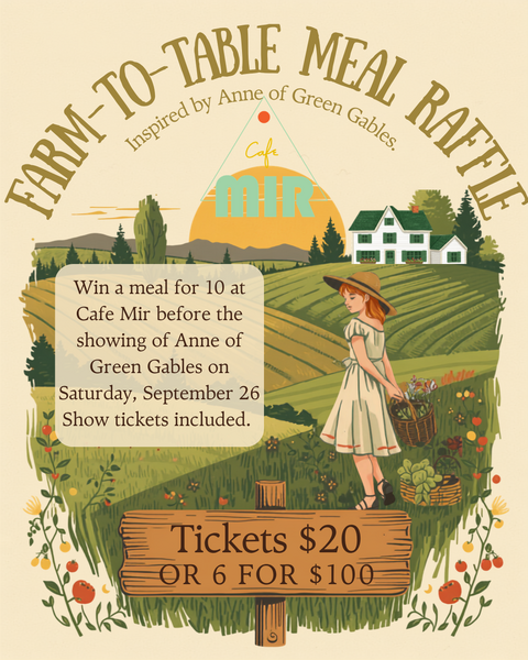 Cafe Mir Farm to Table Meal Raffle