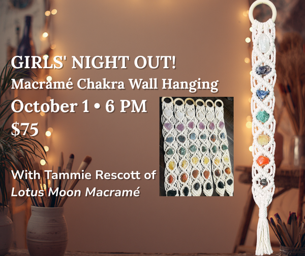 GIRLS' NIGHT OUT- CHAKRA WALL HANGING