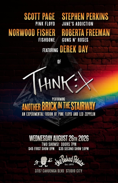 THINK : X artwork from The Baked Potato