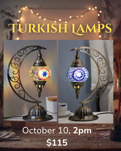 🧿 Turkish Mosaic Lamp Workshop