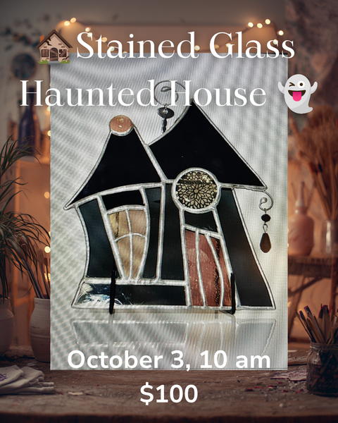🍁 Stained Glass Haunted House🍁